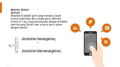 REPRESENTASI GRAF DALAM MATRIKS (MATRIKS SIRKUIT TAK BERARAH)