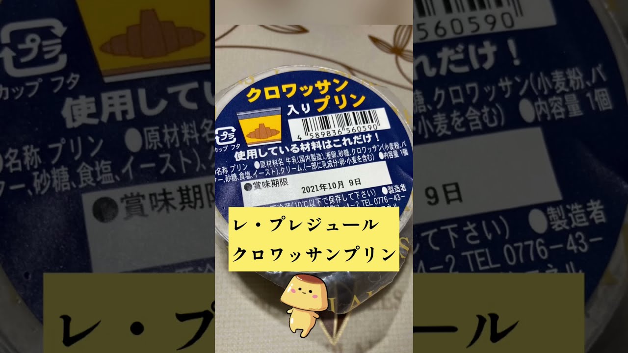 レ・プレジュールのクロワッサンプリン