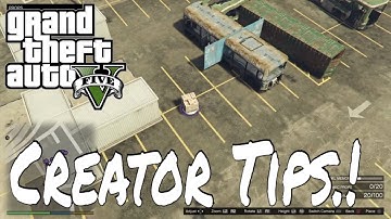 GTA5 - How To Stack Objects In Content Creator + Other Tips.! [Creator Tips]