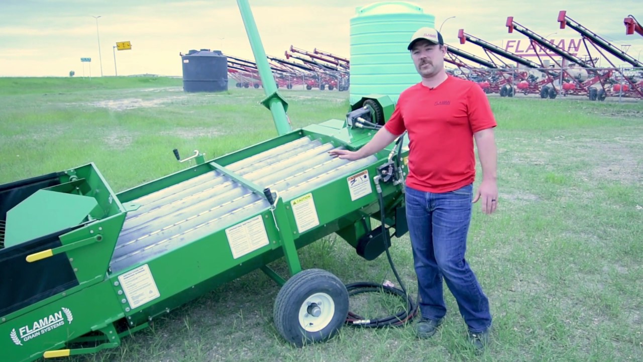 Очиститель зерна Kwik Kleen | Обзор продукта | Flaman Grain Systems