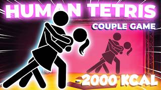 NEW HUMAN TETRIS х 2 Players👯‍♂️| –2000 kcal | Immersive Interactive Warm Up