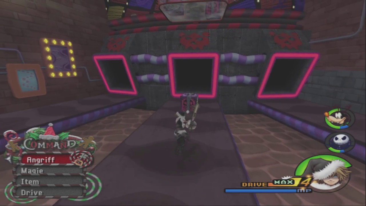 Kingdom Hearts 2 Final Mix - Oogie Boogie Boss Fight (Critical Mode)