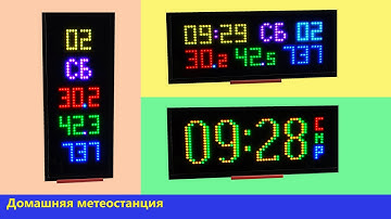 Простая домашняя метеостанция на WS2812