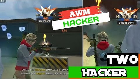 AWM HACKER IN TRAINING GROUND || FREE FIRE MAX || #freefire #trainingground 