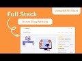 Bunzo Blog - Full MERN Stack App with User Dashboard, Social Media & Notifications | Comment System