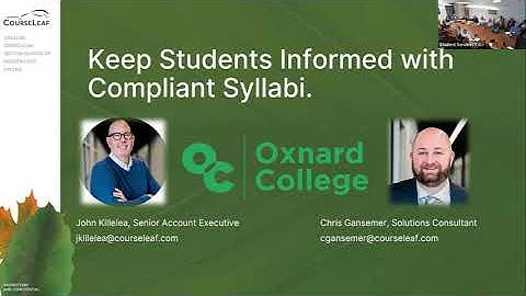 CourseLeaf SYL Demo - CURR 1/24