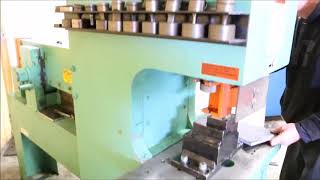 80 Ton Hmi Model -25 Hydraulic Ironworker Stock