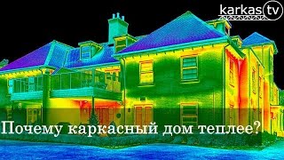 Энергоэффективность каркасных домов | Насколько каркасный дом теплее остальных