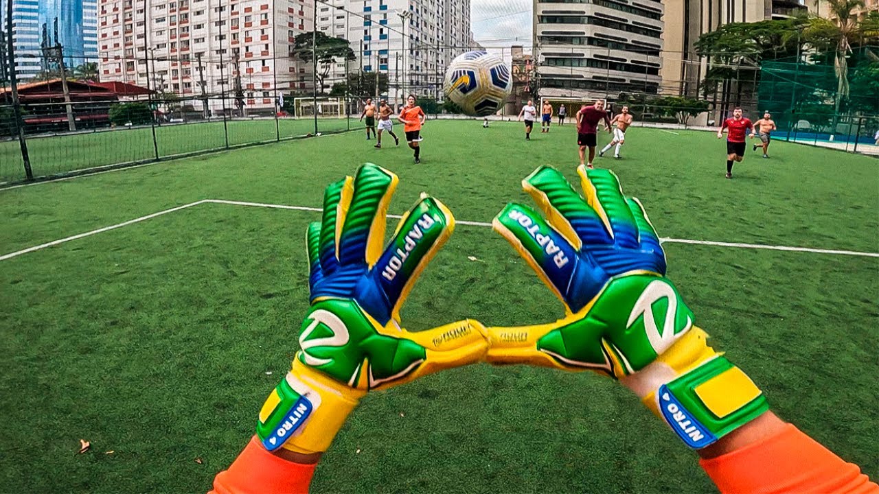 Como é a rotina de um Goleiro amador - JOGO NA VISÃO DA GOPRO