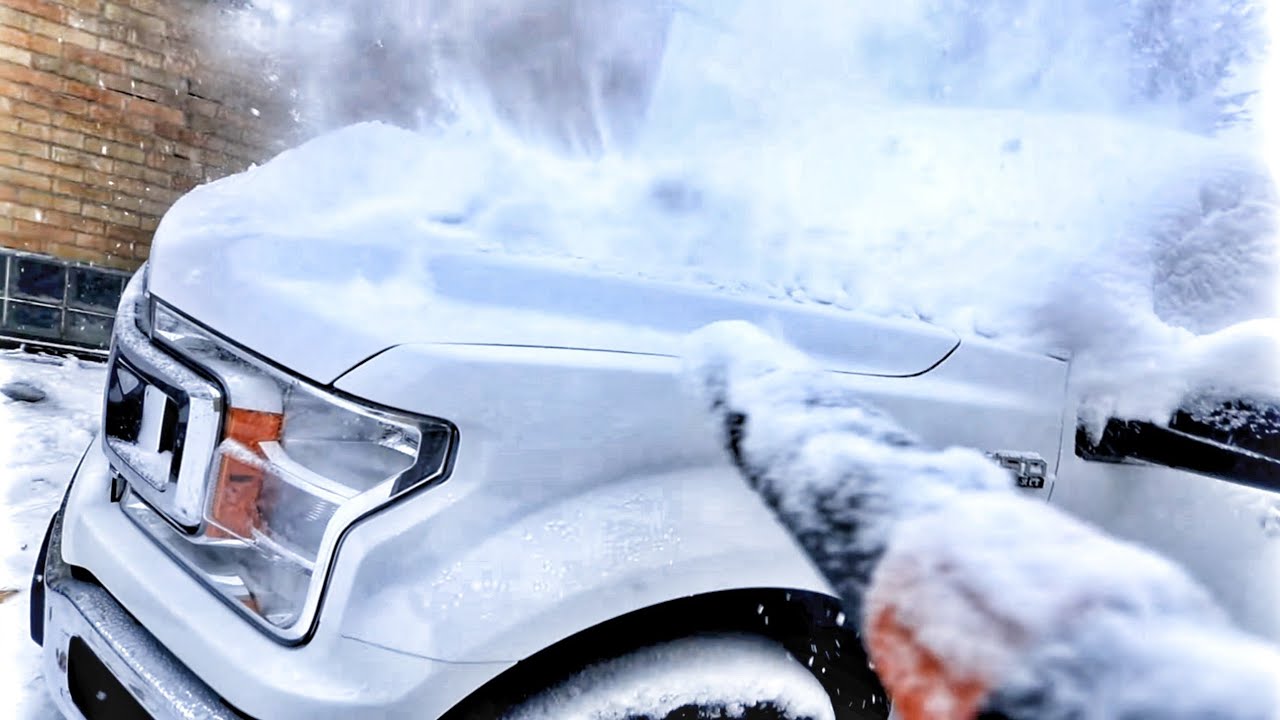 Fastest Way to Remove Snow Off Cars Fast Snow Removal with Leaf