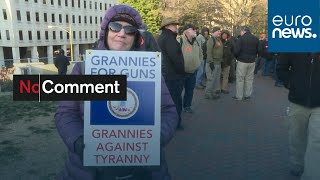A Richmond, manifestation contre le contrôle des armes à feu