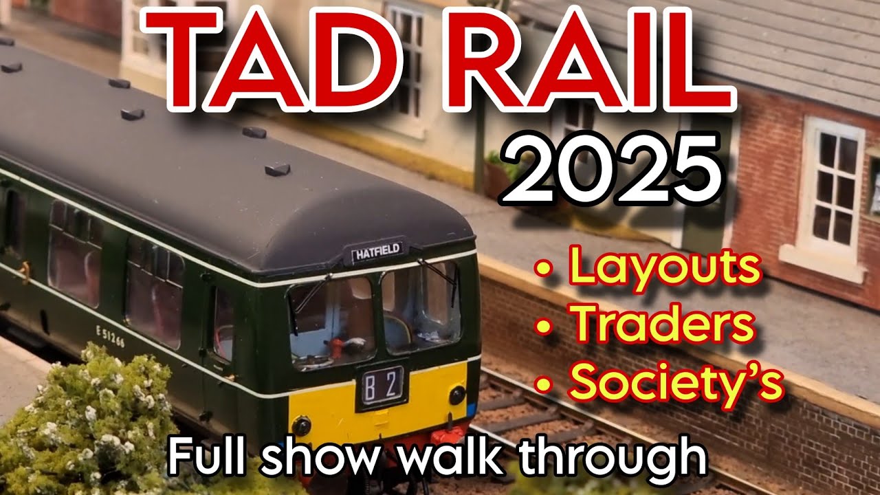 TAD RAIL EXHIBITION - UK MODEL RAILWAY EXHIBITION 2025 - 🚂🚃🚃 #modelrailway #hornby #modelrailroad 