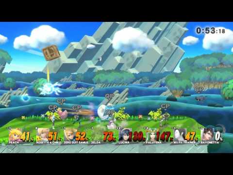 【スマブラWiiU】女だらけの8人乱闘