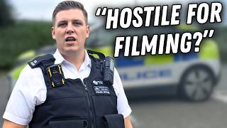 UK Officer SNAPS Over Camera Outside Police Station… Then Backs Off Fast | UK Audit