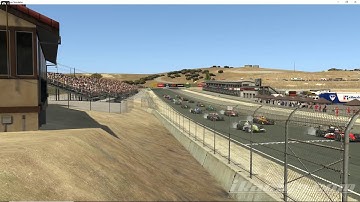 iRacing at Laguna Seca, Turn One Incident, Formula Renault 2.0