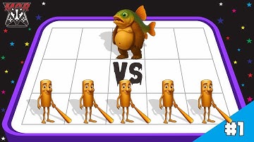 Max Level Barinloop Merge Battle Gameplay 1 | Brainloop Brainbot Brainzot Merge Run Walkthrough