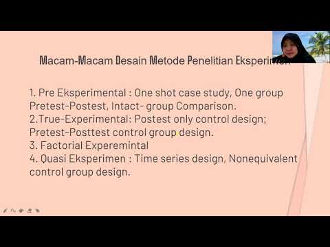 Video: Apa perbedaan antara desain kelompok kontrol nonequivalent dan desain kelompok kontrol pretest posttest?