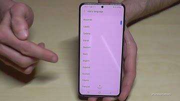 Samsung Galaxy S21: How to change the language? (also for the dialect) also for S21+ & S21 Ultra