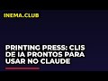Printing Press: CLIs de IA prontos para usar no Claude Code