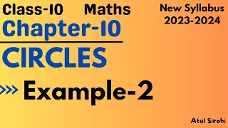 Example-2 | Chapter 10 Circles | Class 10 Maths | NCERT