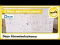 2 deye hybrid hochvolt nur mit einer batterie betreiben vereinfachtes stromlaufschema