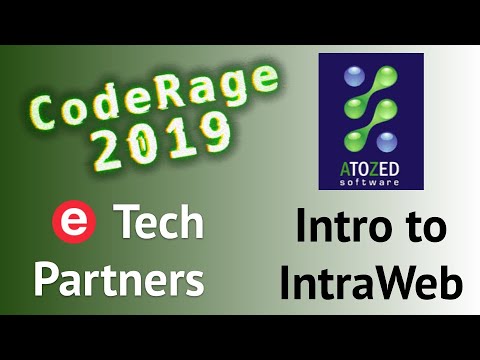 IntraWeb 17 - In-IDE WYSIWYG Designer - CodeRage 2019