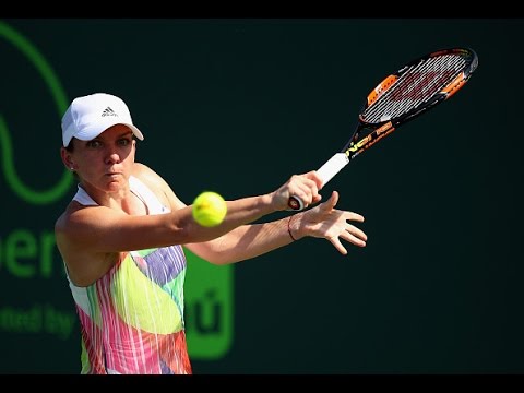 2016 Miami Open Third Round | Simona Halep vs Julia Goerges | WTA  Highlights - YouTube