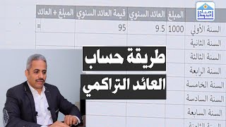 ازاي تحسب العائد أو الفائدة التراكمية على الشهادات ومثال عملي لشهادة بقيمة الف جم وعائد 9.5%