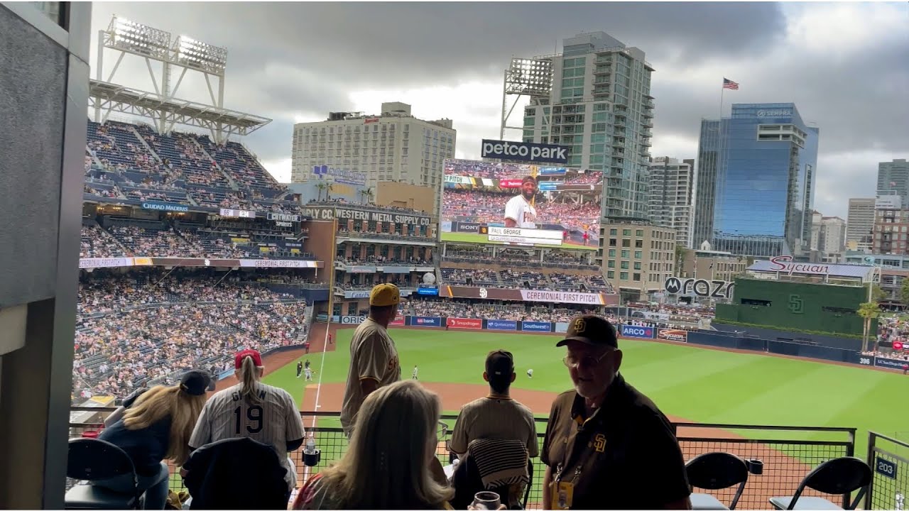 PETCO PARK Toyota Terrace VIP 201 {Seat View} SAN DIEGO PADRES