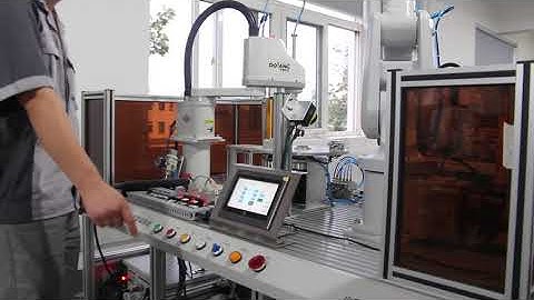 DLDS-1508 Industrial Robot Technology Application Training System operation video