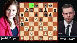 Jak šachová královna Judit Polgárová porazila Davida Navaru