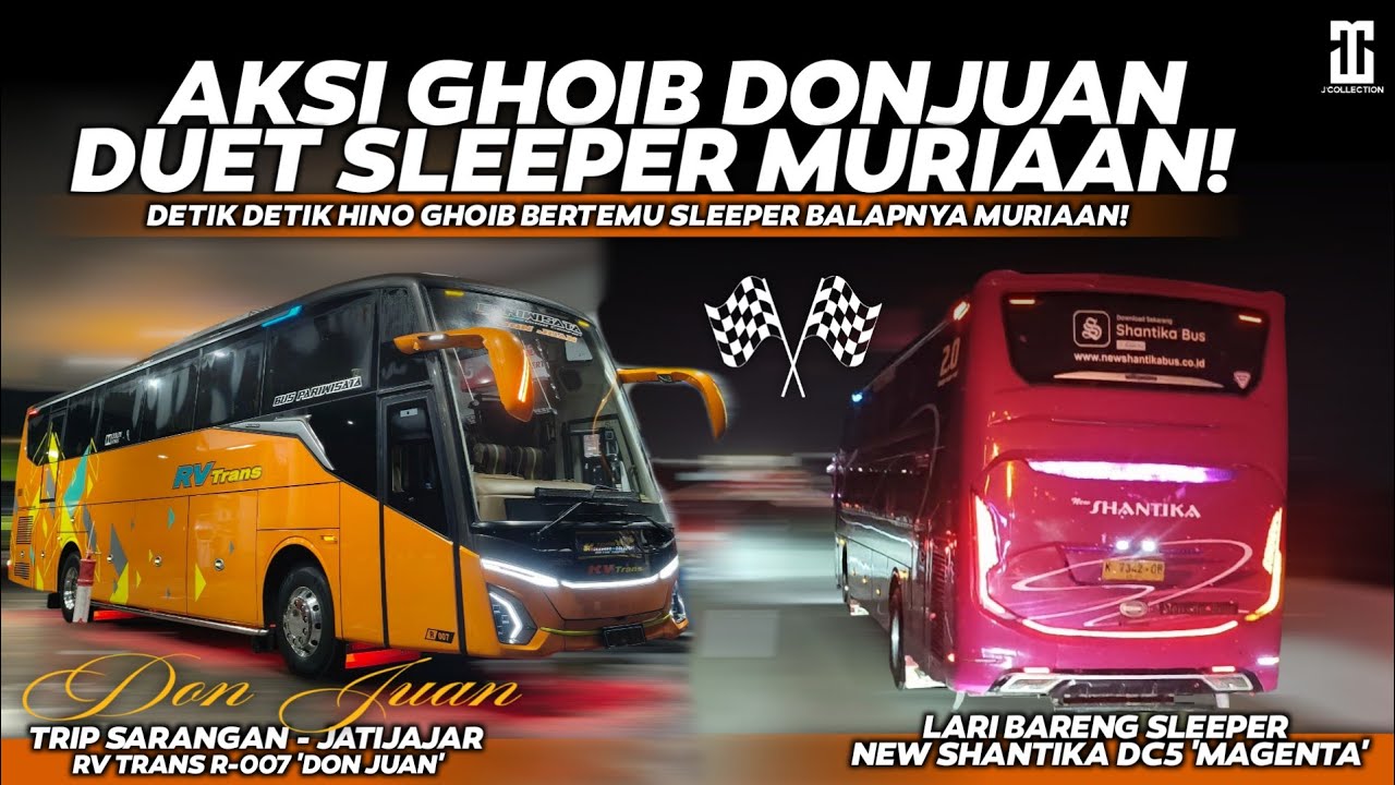 AKSI HINO GHOIB DON JUAN!💀🔥MAIN BARENG SLEEPER BALAP MURIAAN NEW SHANTIKA 'MAGENTA'🤙