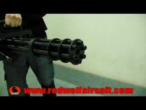 Vulcan M134 Minigun  - RedWolf Airsoft - RWTV