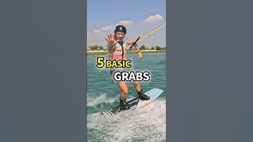 5 Basic Grabs ✋ #wakeboarding #wakeboard #grabs #basic #tips