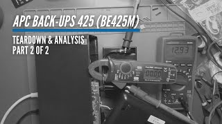 APC Back-UPS 425 (BE425M) Teardown and Analysis (Part 2 of 2)