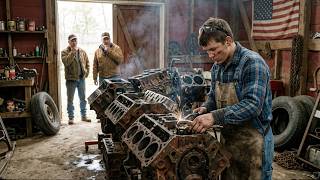 They Laughed When the Teen Asked for Their Blown Engine Blocks — Nobody Knew What He Was Building