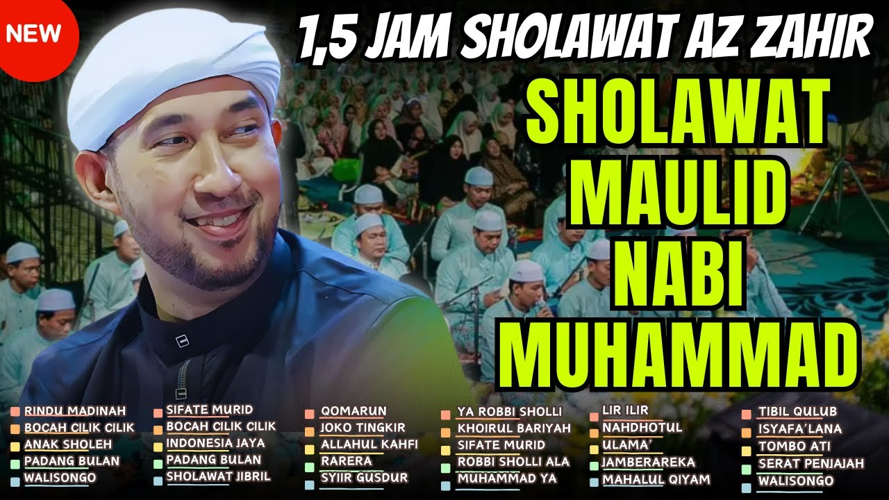 AZZAHIR BERSHOLAWAT FULL ALBUM SHOLAWAT MAULID NABI VIRAL DI SEMARANG 2025