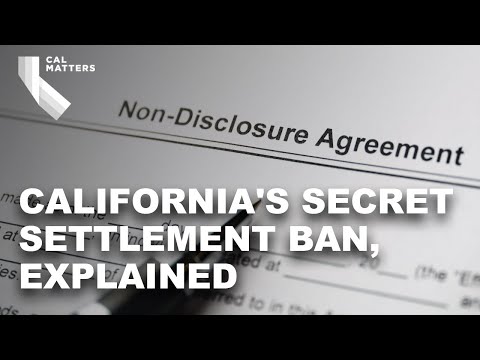 California's ban on some non-disclosure agreements, explained