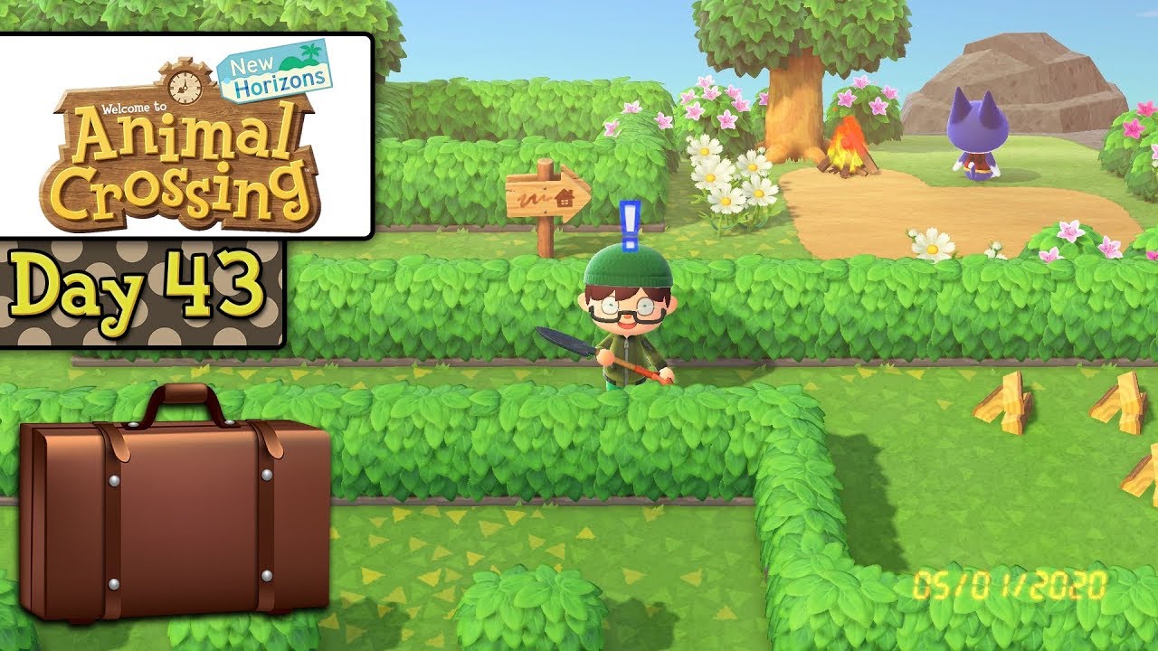 Animal Crossing: New Horizons - Day 43 - May Day Maze!