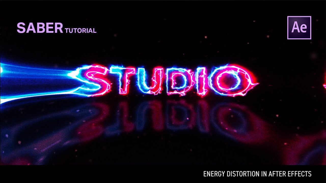 【After Effects チュートリアル】Saberで作る迫力のテキストアニメーション｜サムネ映え必至！