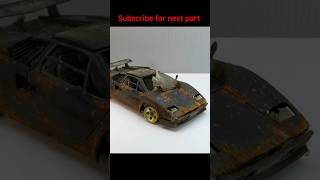 old Lamborghini rusted toy car repair #toys #repair#rusted #lamborghini #restoration