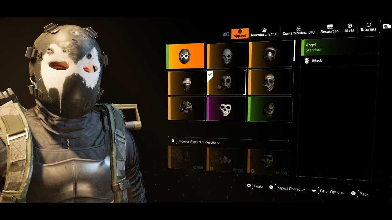 Tom Clancy's The Division 2 Secret Hunter Boss (Angel Mask) Warlords of