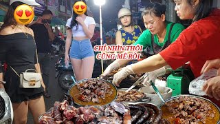 KHÓ CÓ THỂ TÌM ĐƯỢC QUÁN THỊT CHÓ VỈA HÈ THỨ 2 NGON NHƯ NÀY TOÀN GÁI XINH ĐẾN MUA