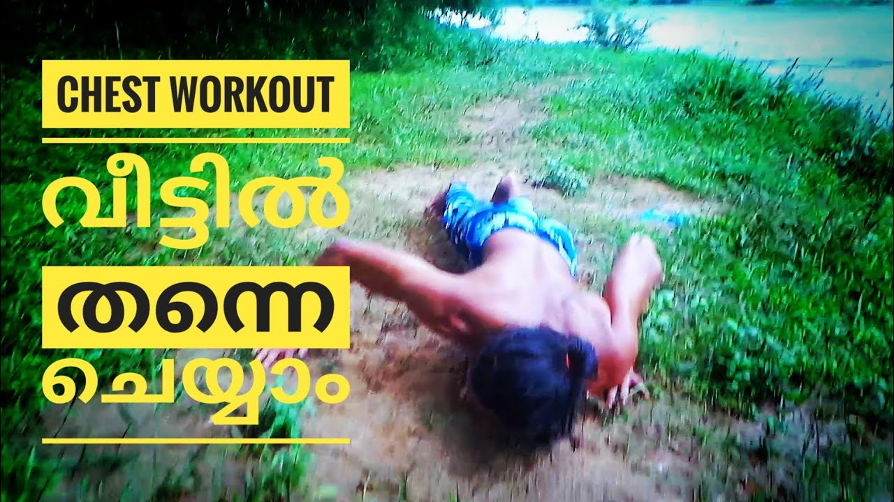 Chest workout (No equipment )home workout calisthenics malayalam 