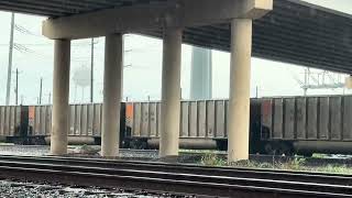 BNSF ES44AC #6079 Leads Long Coal in Rosenberg: Part 2