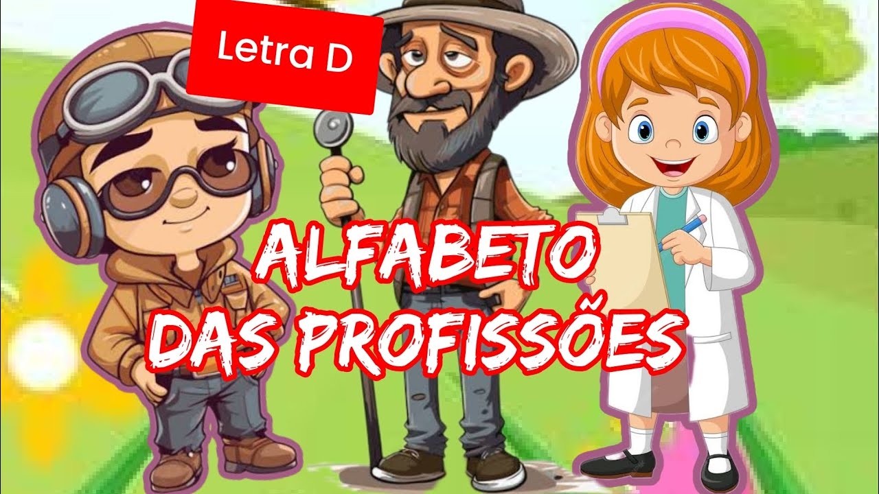 ALFABETO DAS PROFISSÕES - profissões com a letra D- aprenda palavras ...