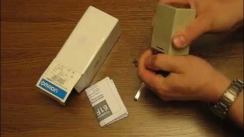 OMRON 61F-GP-N - распаковка