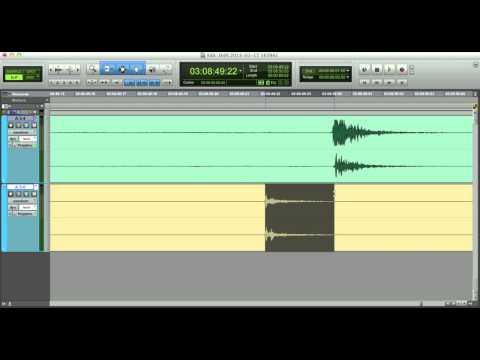 Elastic Audio - Syncing up files of different lengths in Pro Tools