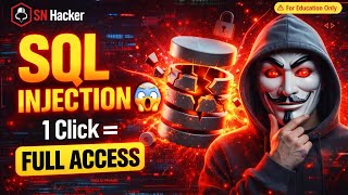 Hackers Use This? 😈 SQL Injection Explained in Hindi Cyber security awareness mobile ethical hacker