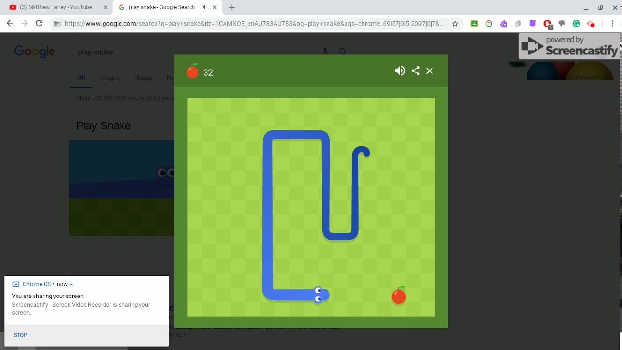 Play Snake Game - YouTube